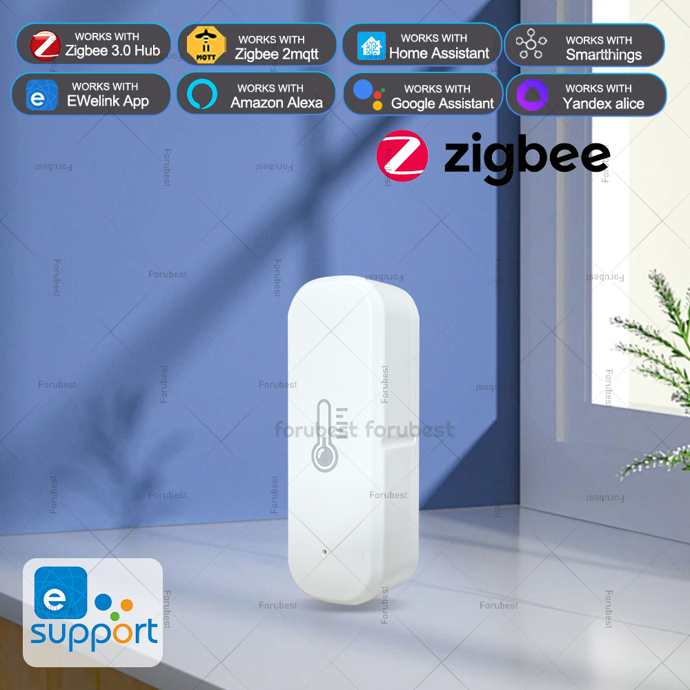 Smart Home Bridge - ZigBee-Sensor de temperatura y humedad, higrómetro