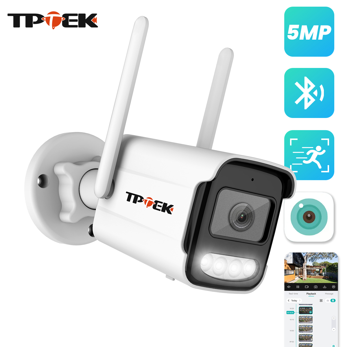 Smart Home Imou - Cámara IP de 5MP, WiFi, inalámbrica,