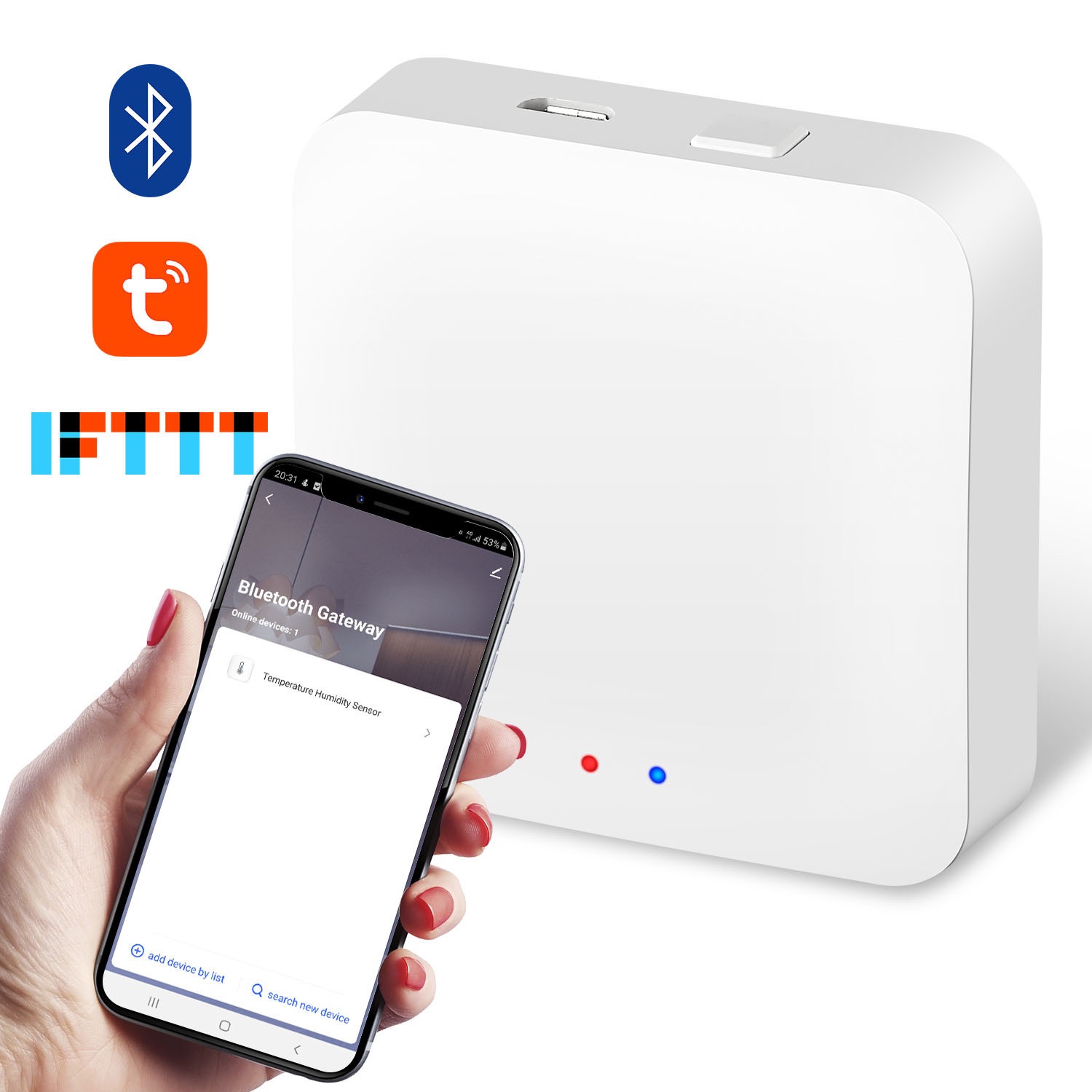 Smart Home Bridge - Tuya ZigBee Multi-mode Gateway Hub, Puente